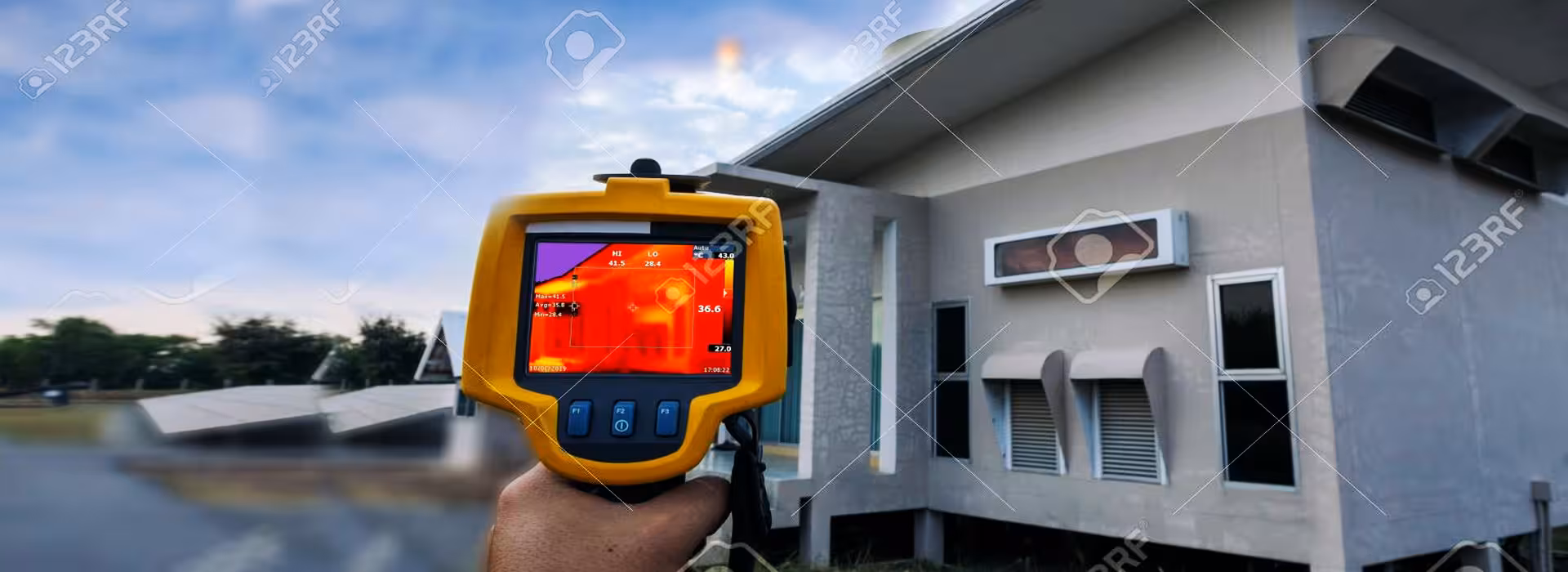 Thermografische Untersuchung, Einfamilienhaus